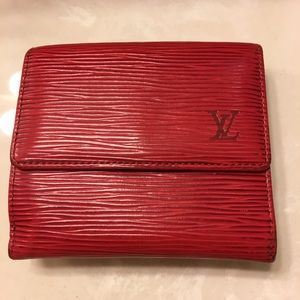 Authentic Red Epi wallet